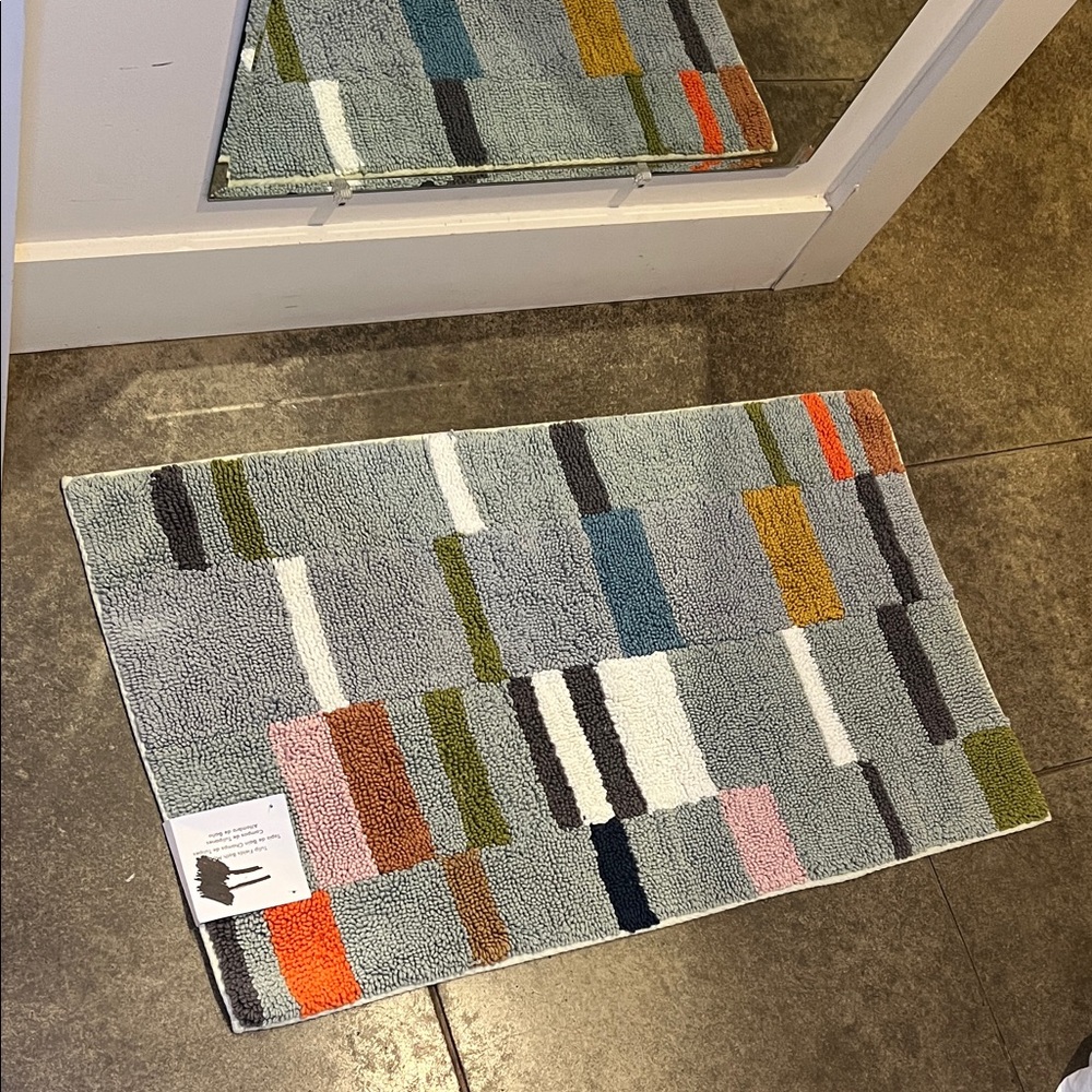 West Elm / Margo Selby / Organic / Tulip Fields Bath Mat / 20”x34”